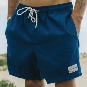 PARTY PANTS Nylon Solid Shorts NWT Blue